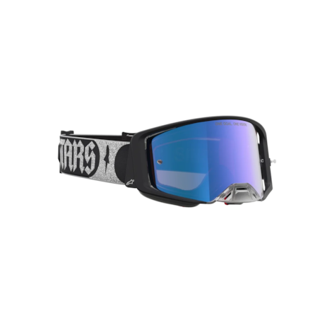 Segunda imagem do produto Óculos Alpinestars Supertech Atrox Preto Prata Lente Rosa