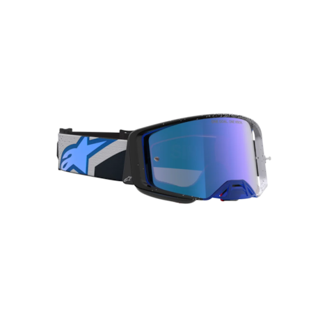 Segunda imagem do produto Óculos Alpinestars Supertech Hiten Preto Azul Lente Azul
