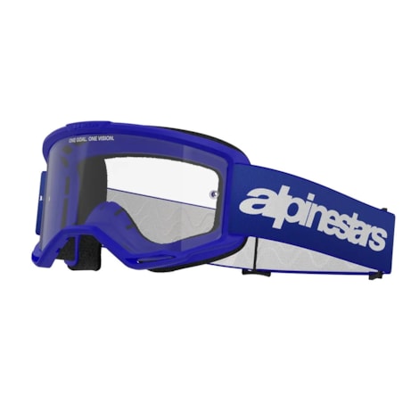 Óculos Alpinestars Vision 3 Wordmark Azul - Lente Clear