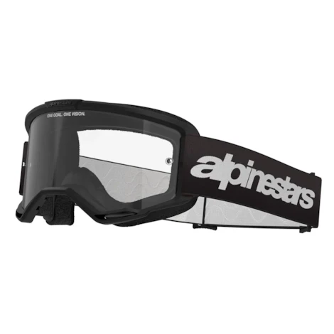 Óculos Alpinestars Vision 3 Wordmark Preto Lente Transparente