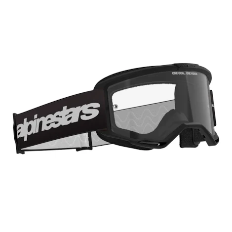 Segunda imagem do produto Óculos Alpinestars Vision 3 Wordmark Preto Lente Transparente