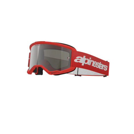 Óculos Alpinestars Vision 3 Wordmark Vermelho Lente Prata