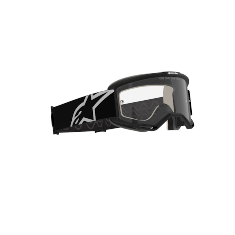Segunda imagem do produto Óculos Alpinestars Vision 5 Corp Preto Lente Transparente