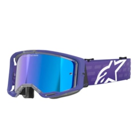 Óculos Alpinestars Vision 8 Corp Roxo - Lente Espelhada Azul