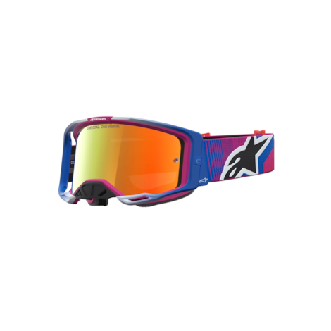 Óculos Alpinestars Vision 8 Maven Vermelho Preto Lente Vermelho