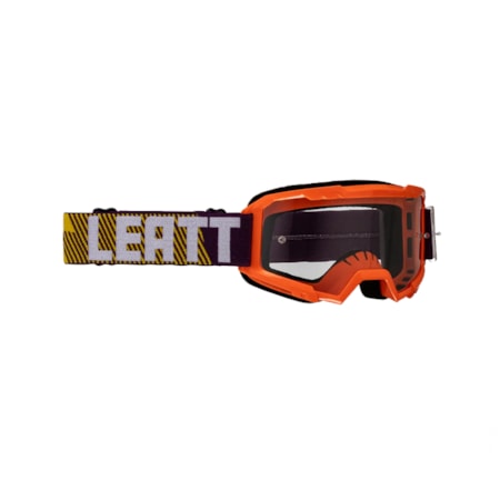 Segunda imagem do produto Óculos Leatt Vision 2.5 Infantil Laranja Roxo - Lente Transparente