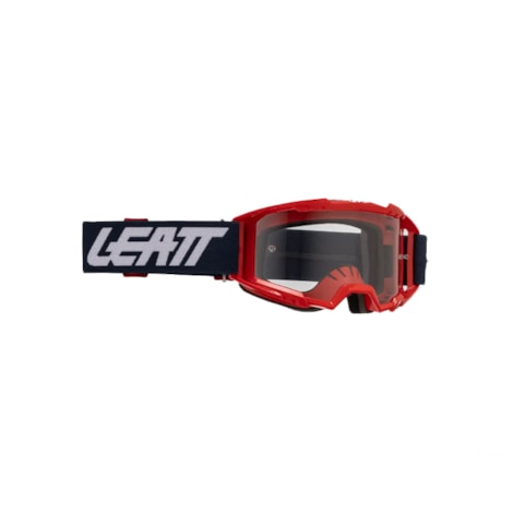 Óculos Leatt Vision 3.5 Vermelho Preto - Lente Transparente