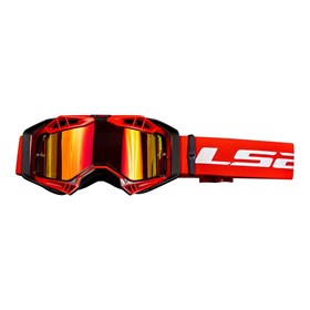 Óculos LS2 Aura Pró MX - Preto Vermelho