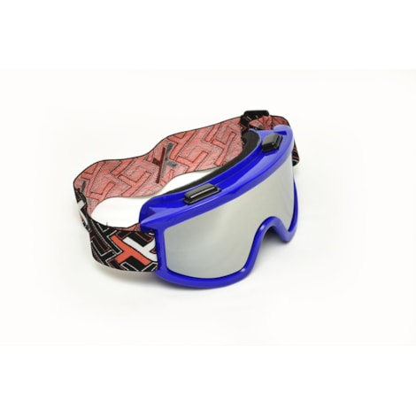 Óculos Mattos Racing MX Azul - Lente Espelhada