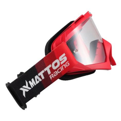 Segunda imagem do produto Óculos Mattos Racing Terra Vermelho - Lente Transparente