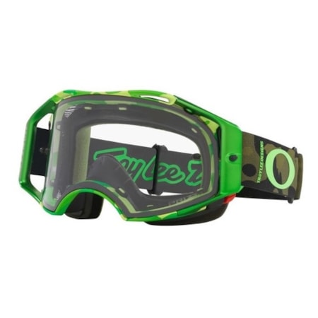Segunda imagem do produto Óculos Oakley Airbrake MTB TLD Dazzle Verde