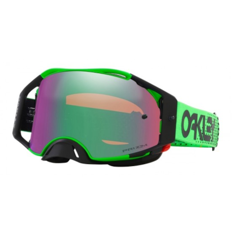 Óculos Oakley Airbrake MX ABMX Moto Verde B1B W Prizm Jade
