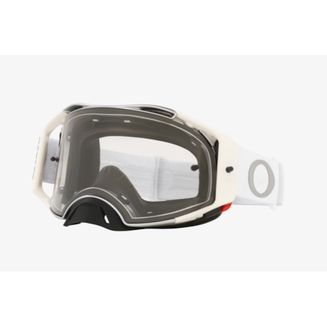 Óculos Oakley Airbrake MX ABMX Tuffblocks Branco W Clear