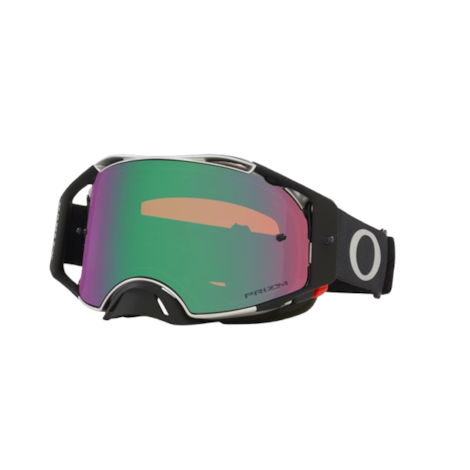 Óculos Oakley Airbrake MX ABMX Tuffblocks Preto GNMETL W Prizm MX Jade