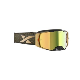 Óculos X-Brand Lucid Metalic Espelhado - Preto Dourado