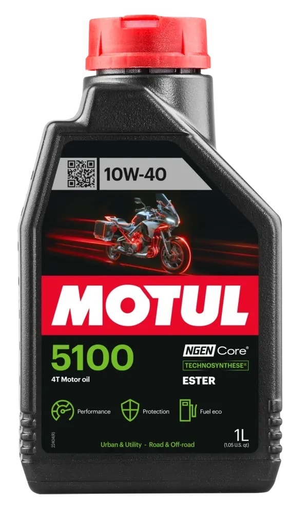 Óleo de Motor Motul 5100 4T 10W40 1 L