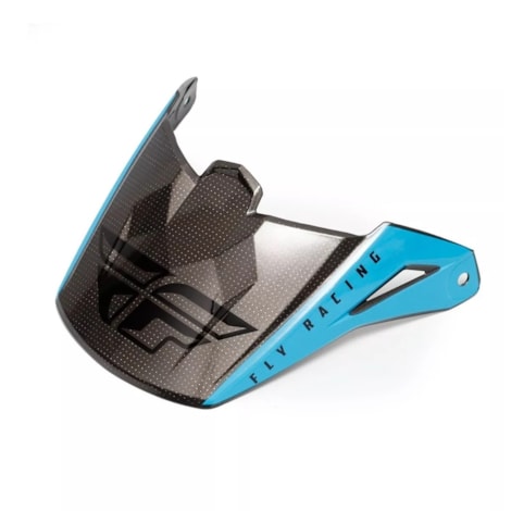 Pala Capacete Fly Kinetic Straight Edge - Azul Cinza Preto