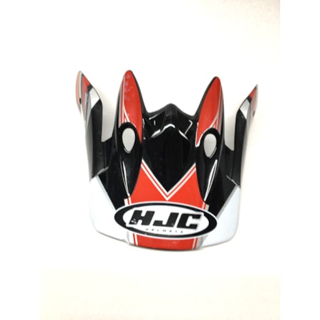 Segunda imagem do produto Pala de Capacete HJC AC-X2 - Preto Vermelho