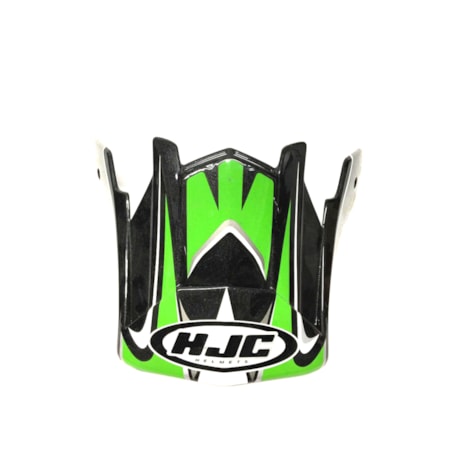 Segunda imagem do produto Pala de Capacete HJC CS X2 - Preto Verde