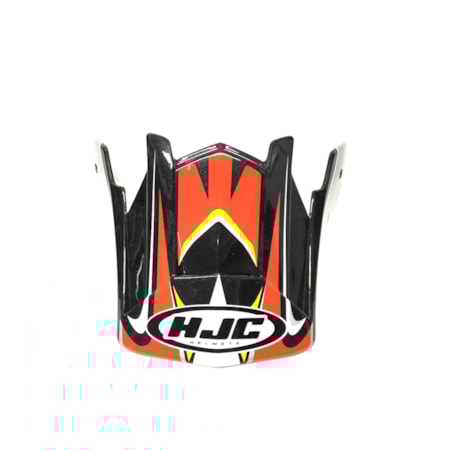 Segunda imagem do produto Pala de Capacete HJC CS X2 - Preto Vermelho