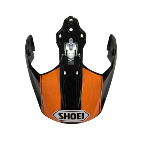 Pala de Capacete Shoei Hornet - Preto Laranja