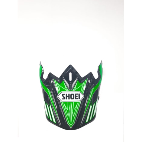 Pala de Capacete Shoei - WERX TC-4 Verde/Preto