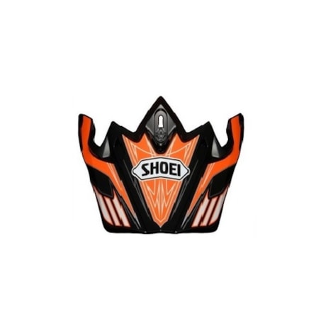 Pala de Capacete Shoei - WERX TC-8 - Laranja/Preto