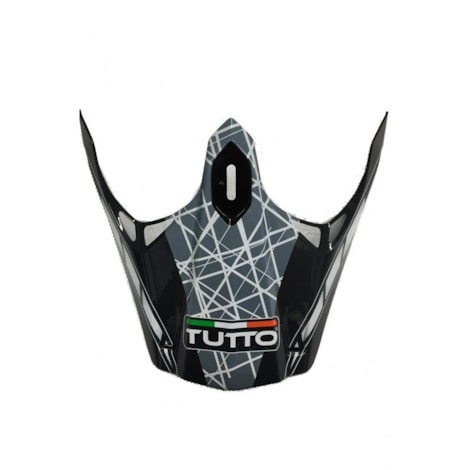 Pala de Capacete Tutto - Cinza