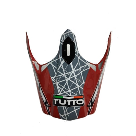 Pala de Capacete Tutto - Vermelho