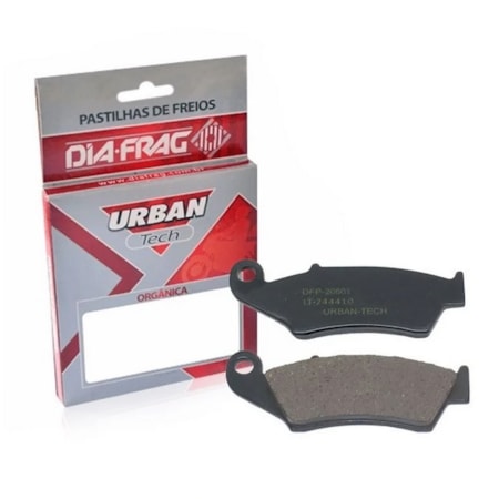 Pastilha de Freio Dianteira Diafrag BROS 150 ESD BIZ125 TORNADO FALCON XRE300