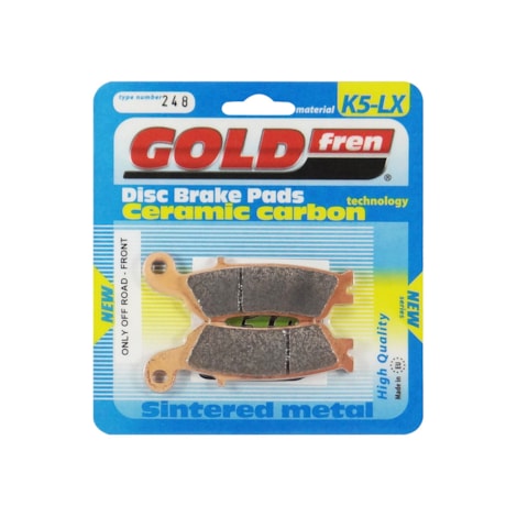 Pastilha de Freio Gold Fren Dianteira Yamaha YZF 250 07 YZF 450 08