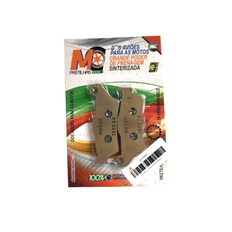 Pastilha de Freio Sinterizada MC Dianteiro - KTM 125/150/200/250/300/350/400/450/500/520/525/530/640