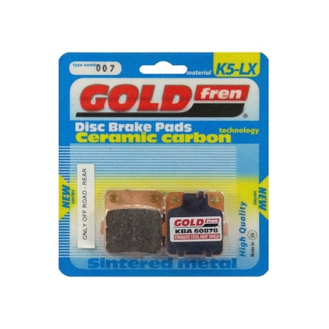Segunda imagem do produto Pastilha Gold Fren Dianteiro - CR 80 86/02 CR 85 03/07 CRF 150 07