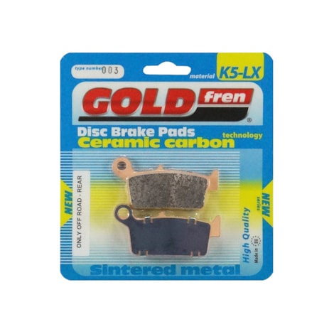 Pastilha Gold Fren Traseira - Honda