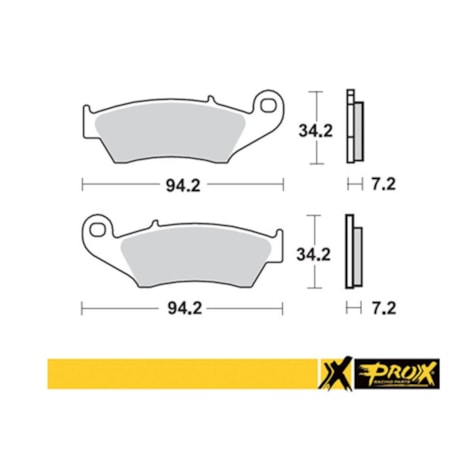 Pastilha Prox Dianteira - CR 125/250/500 CRF 125/150/230/250/450 KXF 250/450 DRZ 400 RMZ 250/450