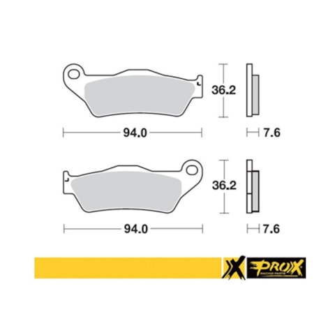 Segunda imagem do produto Pastilha Prox Dianteira - KTM 125/150/200/250/300/350/400/450/500/520/525/530/640
