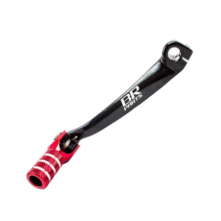 Pedal de Câmbio BR Parts CR 250 87/08 - Preto Vermelho