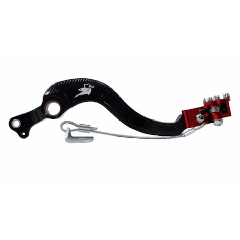 Pedal de Freio Outlaw KXF 250 09/12 RMX 250 05/06 - Preto Vermelho