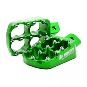 Pedaleira Biker KXF 250/450 - KLX 450 - Verde