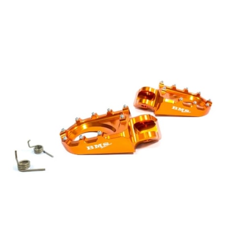 Segunda imagem do produto Pedaleira BMS Drop KTM 06/16 - Laranja