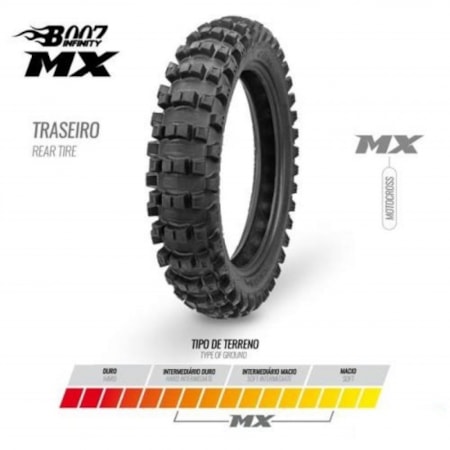 Pneu Borilli - 110/90-19 MX