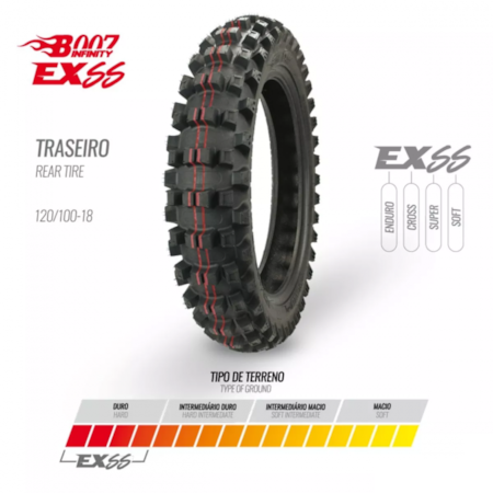 Pneu Borilli - 120/100-18 EX SS