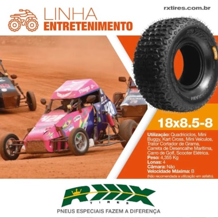 Segunda imagem do produto Pneu RX Tires 18x8.5-8