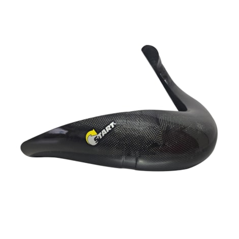 Protetor da Curva de Escapamento Start Racing KTM GASGAS HUSQ 2T 24 Carbono