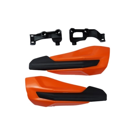 Protetor de Mão AMX Snake MX KTM CROSS 16/22 END 17/23 HUSQ CROSS 17/22 END 17/23 - Laranja