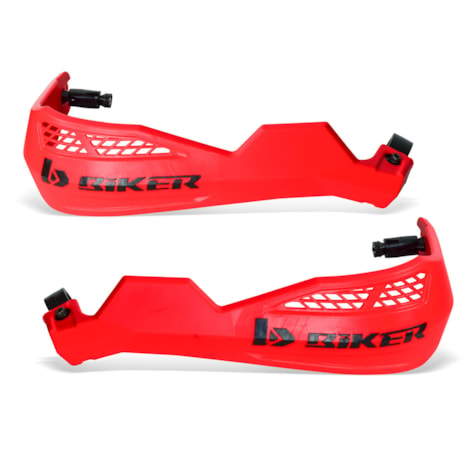 Protetor de Mão Biker Universal Scudo - Vermelho