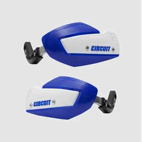 Protetor de Mão Circuit Bicomp Short 15,8 MM - Branco Azul