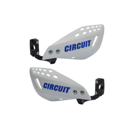 Protetor de Mão Circuit Vector Haste Injetada - Branco Azul