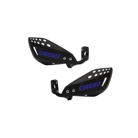 Protetor de Mão Circuit Vector Haste Injetada - Carbono Azul