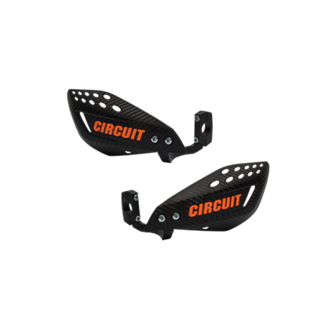 Protetor de Mão Circuit Vector Haste Injetada - Carbono Laranja